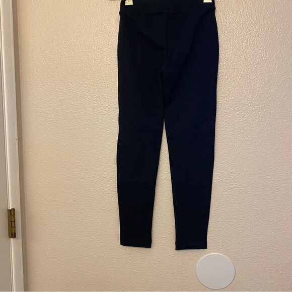 Crewcuts J Crew girls black cozy leggings  -8 - Picture 2 of 7
